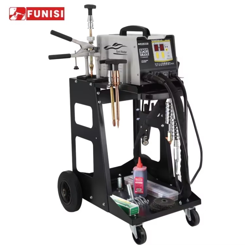 Auto Repair Shop Equipment - เครื่องมือดึงตัวถังรถยนต์ F90E5 สำหรับซ่อมแซมตัวถังรถยนต์ อุปกรณ์ซ่อมตัวถังรถยนต์ อุปกรณ์ร้านซ่อมตัวถังรถยนต์ ซ่อมรอยบุบโลหะ
