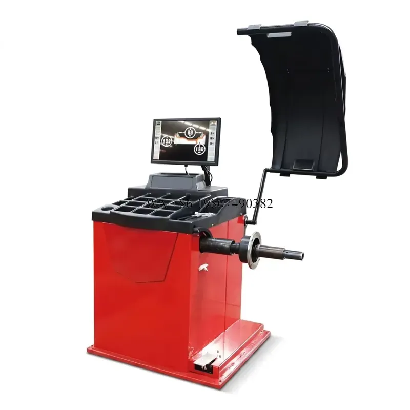 Auto Repair Shop Equipment - เครื่องถ่วงล้อมืออาชีพ wmwmnu สำหรับบริการล้อแม็กซ์และยางรถยนต์ในศูนย์ซ่อมบำรุง อุปกรณ์ปรับสมดุลล้อรถยนต์