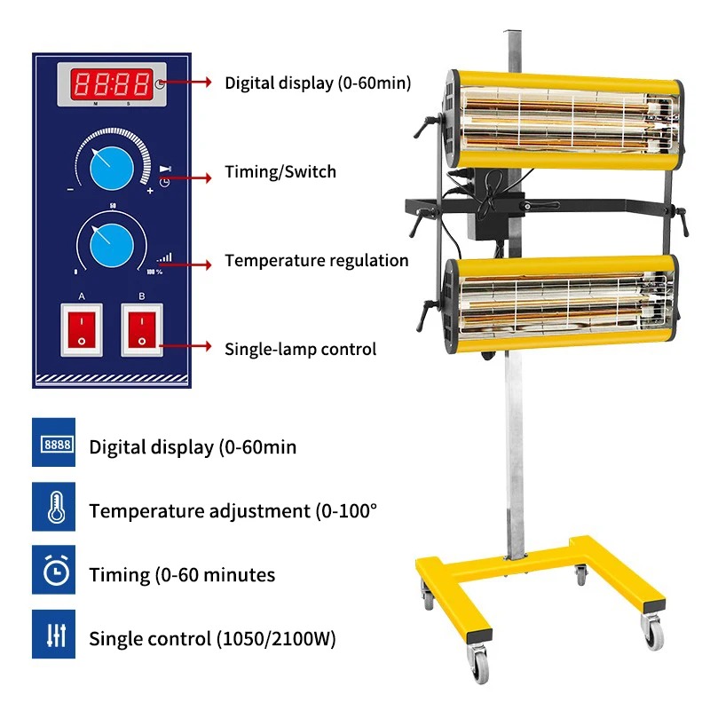 ​ ชุดอุปกรณ์หลอดอินฟราเรดสำหรั - Auto Repair Shop Equipment บทวิจารณ์และราคา